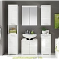 Miniatyrbillede 2 af 11: Rootz Badeværelsessæt - Badeværelsesskabe - Højglans - 163 x 190 x 34 cm White High gloss