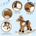 Miniatyrbillede 5 af 9: Rootz gyngehest - Toddler Rocker - Ridelegetøj til børn - Forbedret sikkerhed, interaktive lydeffekter, komfortabelt design - 78 cm x 65 cm x 28 cm