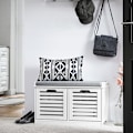 Miniatyrbillede 2 af 9: Rootz Skostativ - Opbevaringsstativ - Skobeholder - Justerbare hylder - MDF og PB - 71 cm x 43 cm x 35 cm