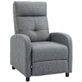 Pikkukuva 10 / 10: Rootz Relaksation Napr Chair - Rucliner - Lounger - Pocket Spring Core - tukee jopa 150 kg - 67 x 87 x 98 cm - harmaa