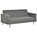 Miniatyrbillede 1 af 8: Rootz Sovesofa - 3-personers sovesofa - Bomuldsstof - MDF - Skum - Hjem - Stue - Grå - 187 cm x 91 cm x 85 cm
