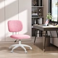 Miniatyrbillede 2 af 6: Rootz Kontorstol - Computerstol - Drejestol - Højdejusterbar - Skumpolstring - Pink - 48 cm x 53 cm x 80-90 cm
