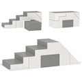 Miniatyrbillede 10 af 10: Rootz Soft Building Block Set - Legesæt til børn - Skumklodser - Motorisk udvikling - Kunstlæder - 86cm x 49cm x 47cm