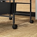 Miniatyrbillede 6 af 7: Rootz Opbevaringsvogn - Mobil Organizer - Hjælpevogn - Stålramme - Nem at rengøre - 40,8L x 33,5W x 60,5H cm