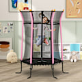 Miniatyrbillede 2 af 11: Rootz Children’s Trampoline - Kids Bouncer - Jumping Mat - Safety Net - Ø163.5 cm x 190 cm - Stålramme - Polstret - Max Load 50 kg