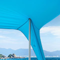 Miniatyrbillede 6 af 9: Rootz Beach Shade Sail - Sun Shelter - Sunshade - UPF30+ - 400cm x 400cm x 200cm - Letvægts aluminiumsramme