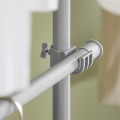 Miniatyrbild 8 av 9: Rootz justerbart teleskopsklädesystem - Hyllenhet - Garderobsarrangör - Utrymmesbesparande design - Enkel montering - Variabel storlek B(209-311)cm x