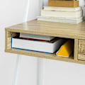 Miniatyrbillede 7 af 9: Rootz Home Office Bordskrivebord - Computerbord - Arbejdsstation med opbevaringshylde