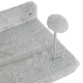 Miniatyrbillede 9 af 10: Rootz Cat Klatrevægsæt - Kattetrin - Dobbelt platform - Hjørneplatform - Plysbeklædt spånplade - Pladsbesparende - 90 cm x 26 cm x 12,5 cm