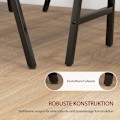 Miniatyrbillede 6 af 10: Rootz 5-delt barbordssæt - Spisebordssæt - Pubbord og stole - Industrielt design - Pladsbesparende - Mørkegrå - 120 cm x 60 cm x 91 cm