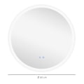 Miniatyrbild 3 av 10: Rootz LED badrumsspegel - Väggmonterad sminkspegel - Justerbar ljusstyrka - Minnesfunktion - Immskydd - IP44 - 60cm x 3cm