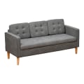 Miniatyrbillede 1 af 8: Rootz Sofa - 3-personers - Dobbelt sovesofa - Grå - 166,5 x 62 x 82 cm