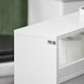 Miniatyrbillede 7 af 9: Rootz Opbevaringsskab til badeværelse - Smalt skab - Slank pladsbesparende - Justerbar hylde - 20x70x65cm - MDF - Opbevaring af toiletpapir