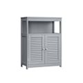 Miniatyrbild 1 av 8: Rootz Dove Grey Badrumsskåp - MDF-möbler - Förvaringsorganisator - Justerbar hylla - 30 cm x 60 cm x 80 cm - Lättvikt 12,2 kg