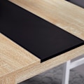 Miniatyrbillede 4 af 7: Rootz Spisebord - Moderne finerbord - Elegant Natural Wood - Sæder 4-6 - Anti -slip - 120L x 69W x 75H cm