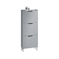 Miniatyrbillede 1 af 9: Rootz skovippeskab - Skoopbevaringsorganisator - Skokommode - Pladsbesparende design - Alsidig opbevaring - Forbedret stabilitet - Lysegrå - 50 cm x 1