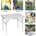 Miniatyrbillede 4 af 8: Rootz Ultimate Folding Camping Bordsæt - Justerbart picnicbord - Bærbart spisebord - Letvægtsdesign - Nem at bære - Ingen montering nødvendig - 55 cm