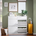 Miniatyrbillede 2 af 9: Rootz skoopbevaringsenhed - Skoopbevaring - Entreskab - Pladsbesparende design - MDF-materiale - 98x95x19cm