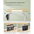 Pikkukuva 4 / 8: Rootz Electric Seisomapöytä - Säädettävä pöytä - Istuinpöytä - Lastulevy teräsrunko - 60cm x 140cm x (72-120)cm - Pastellikeltainen pohjavalkoinen - 1