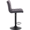 Miniatyrbild 6 av 9: Rootz Barpall - Justerbar bänkstol - Vridbar barstol - Ergonomisk komfort - Hållbar & Långvarig - Säker & Stabil - Imiterat läder - 92cm-114cm x 44cm