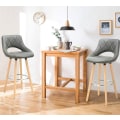 Miniatyrbild 2 av 8: Rootz Set med 2 barstolar - Bänkstolar - Barnstolar - Bekväma sittplatser - Ergonomisk design - Snygg & mångsidig - Trä & konstläder - 96cm x 43cm x 4