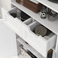 Miniatyrbillede 9 af 11: Rootz badeværelse skab - opbevaringsenhed - arrangør - justerbar hylde - 60 x 30 x 109 cm