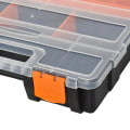 Miniatyrbillede 8 af 10: Rootz Værktøjsopbevaringsboks - Multifunktionel Værktøjskasse - Sorteringskasse - Små dele - Opbevaringsdele - Orange/Sort - 28,7 x 22,5 x 5,5 cm