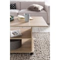 Miniatyrbillede 5 af 7: Rootz Design sofabord 95 x 51 x 54,5 cm Sonoma drejeligt med hjul - Sofabord Sofabord - Sofabord Loungebord - Sofabord med opbevaringsplads