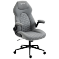 Miniatyrbillede 1 af 10: Rootz Vinsetto Kontorstol - Ergonomisk Skrivebordsstol - Justerbar Højde Stol - Vippefunktion - Sammenfoldelige armlæn - 65,5 cm x 69,5 cm x 112-122 c