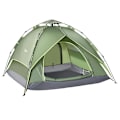 Pikkukuva 1 / 10: Rootz Camping Tent - Double Tent - Family Tent - Automatic Pop Up - Tent - Dark Green - 210 X 210 X 140 cm