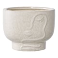 Miniatyrbild 1 av 4: Rootz keramisk blomkruka - beige planter - inomhus växtkruka - hållbar design - Ø15x12cm