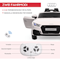 Miniatyrbild 5 av 10: Rootz Kids Electric Sports Car - Ride-On Toy Car - Barnfordon - Realistisk design - MP3-spelare - Fjärrkontroll - Vit - 102cm x 60cm x 44cm
