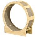 Miniatyrbillede 1 af 10: Rootz PawHut Cat Wheel - Cat træningshjul - Cat Running Wheel - Glat rotation - Låsbar bremse - Ridsepude - 91 cm x 33,5 cm x 94 cm - Eg