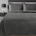 Miniatyrbild 3 av 7: Rootz Geometric Överkast - Påslakan - Vändbart täcke - 100 % mikrofiber - Modern design - 170 cm x 210 cm, 220 cm x 240 cm, 240 cm x 260 cm