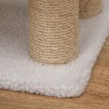 Miniatyrbild 6 av 6: Nancy's Abingdon Pet Staircase - Wit - Spaanplaat, Jute, Pluche - 23,62 cm x 15,74 cm x 25,19 cm