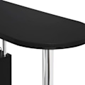 Miniatyrbillede 7 af 8: Rootz Modern S-formet barbord - Opbevaringsbarbord - Vinstativbord - Pladsbesparende - Holdbar - Nem vedligeholdelse - 113cm x 105cm x 40cm