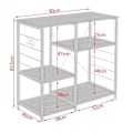 Miniatyrbild 8 av 8: Rootz Set med 6 matstolar - Fåtöljer - Sammetssittplatser - Bekväm och ergonomisk - Stabil & Robust - Mångsidig design - 49cm x 43cm x 81cm