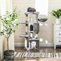 Miniatyrbild 3 av 8: Rootz Cat Scratching Post - Tall Scratcher - Cat Tree - Spånskivakonstruktion - 49cm x 45cm x 120cm