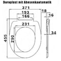 Miniatyrbild 2 av 5: Rootz Duroplastic Toalettsits - Soft Close Mechanism - Antibakteriell - Anti-Slip Buffer - Universal O-formad skål - 45,5 cm x 37,1 cm