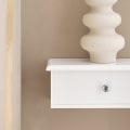 Miniatyrbild 6 av 9: Rootz flytande hylla med lådor - Väggmonterad förvaring - Hängande låda - Snygg modern design - Robust MDF-konstruktion - Idealisk för CD-skivor, böck