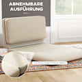 Miniatyrbillede 6 af 10: Rootz 2 -i -1 foldning hvilestol - gæstemadras - doven sofa - maksimal komfort - 120W x 80d x 75H cm (stol), 120W x 275d x 10H cm (seng) - brun