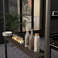 Pikkukuva 6 / 7: Rootz Grill Teltta - BBQ-paviljonki - Grillikatto - Säänkestävä - Maapiikit - Sivutaskut - Teräs-polyesteri - Tummanharmaa - 277 X 149 X 230 cm
