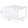 Miniatyrbillede 5 af 9: Rootz 12-delt sæt skoæske-arrangør - Opbevaringsbeholder - Stabelbare æsker - PP og ABS-plastik - 27 cm x 34,5 cm x 19 cm