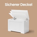 Miniatyrbillede 5 af 8: Rootz Shoe Bench - Bænk med opbevaring - Opbevaringsskab - Sæder og butikker - MDF -paneler - 76 cm x 48 cm x 40 cm