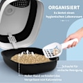 Pikkukuva 5 / 10: Rootz PawHut Cat WC - hiekkalaatikko - Cat Loo - Estää roskien leviämistä - Hajunhallinta - Helppo puhdistaa - 52cm x 41cm x 38cm - Muovi, ABS