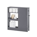 Miniatyrbillede 1 af 9: Rootz Narrow Gap Storage Trolley - Pladsbesparende vogn - Slank rullende organisering - MDF-materiale - 20 cm x 70 cm x 65 cm