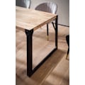 Miniatyrbillede 5 af 6: Rootz Industrial Dining Room Bord - Massivt bord - Rektangulært bord - Unikt håndlavet design - 180 cm x 90 cm x 76 cm