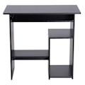 Miniatyrbild 4 av 11: Rootz Desk - Computer Table - Extendable Tabletop - Office Table - PC Table - Black/White - Processed Wood