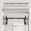 Miniatyrbillede 4 af 10: Rootz Justerbar Pull-Up Bar - Dørrammestang - Hjemmegymnastikudstyr - Waterpasindikator - 79-98 cm x 7,5 cm x 15 cm
