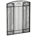 Pikkukuva 7 / 10: Rootz Western Fireplace Guard - Palosuoja - Fire Shield - Tukeva teräsrunko - Tyylikäs lonkkakuvio - 105 cm x 1,6 cm x 80,5 cm